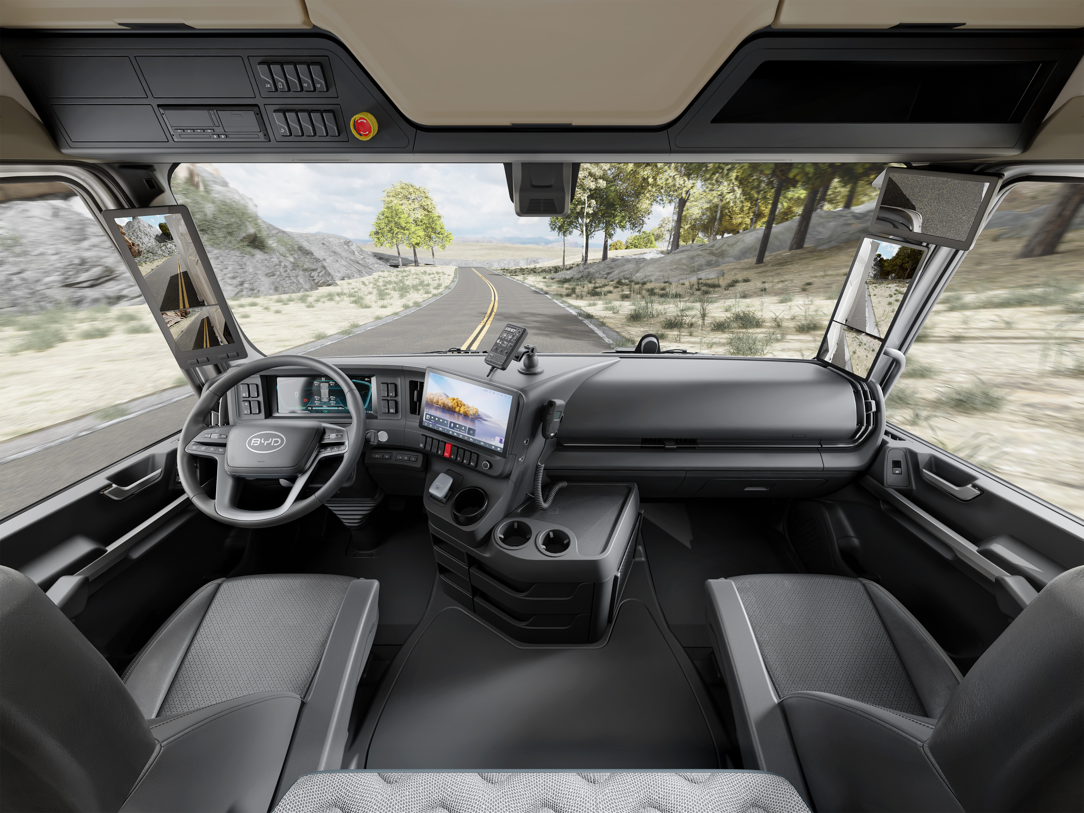BYD ETH20 cab interior